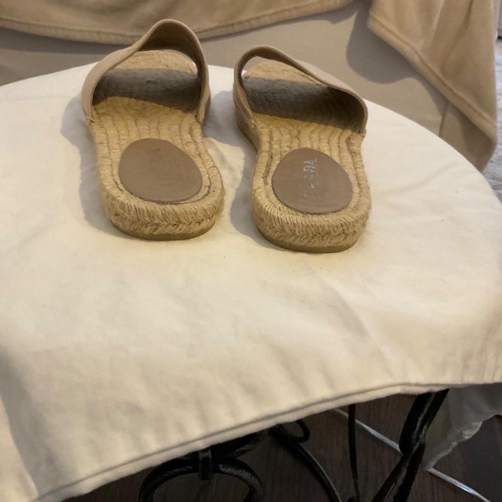 Tan Canvas Prada Espadrilles Slides size 41 - image 8